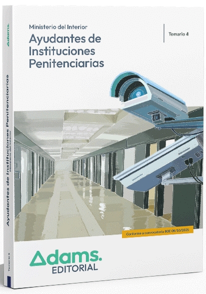 TEMARIO 4 AYUDANTES DE INSTITUCIONES PENITENCIARIAS 2025