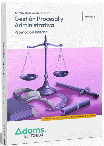 TEMARIO 2 GESTIÓN PROCESAL Y ADMINISTRATIVA, PROMOCIÓN INTERNA 2026